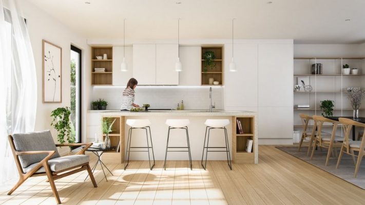 Phong cách thiết kế nội thất chung cư tối giản
